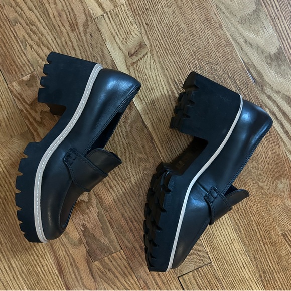 Dolce Vita Halona Loafers Black Leather - Picture 3 of 8